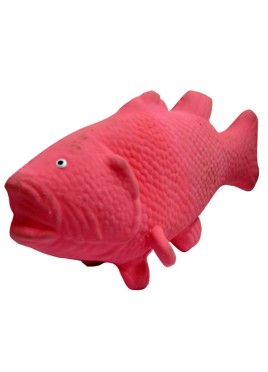 Supper Fish Latex Toy Pink For Pets